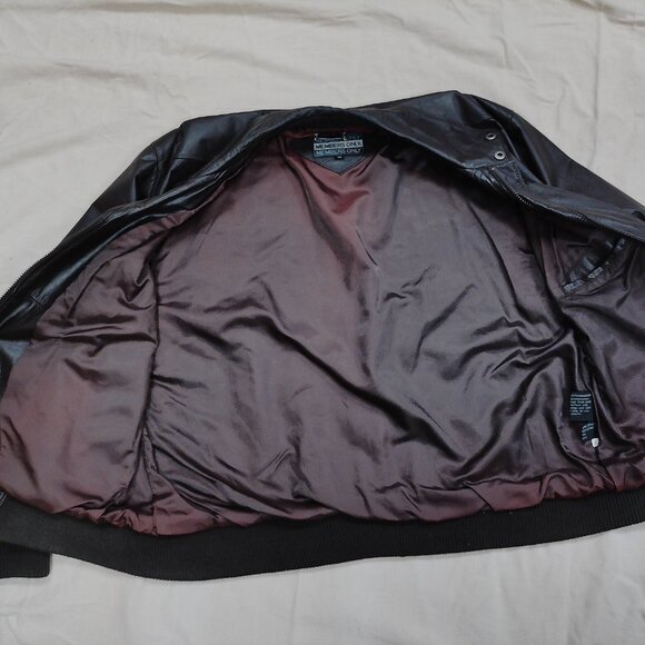 Vintage Members Only vintage bomber jacket in chocolate brown - Picture 4 of 5